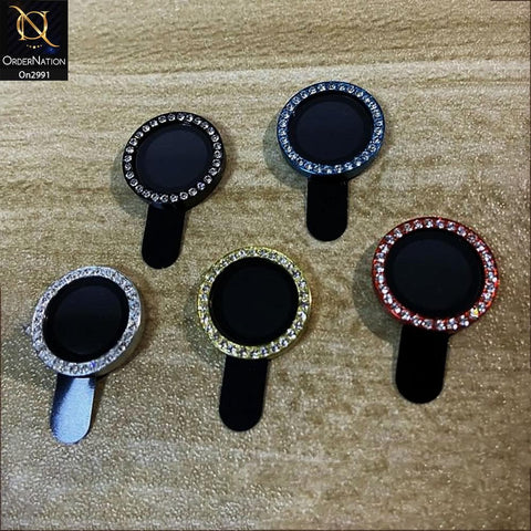 iPhone 14 Pro Max Camera Protector - New Girlish Diamond Rhinestones Inlaid Camera Lens Rings Protector