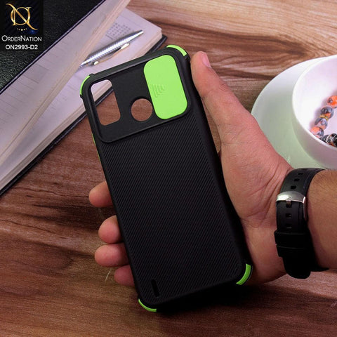 Tecno Spark 6 Go Cover - Design 2 - Neon Color Slider Camera Protection Case
