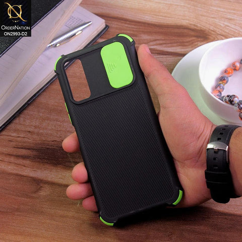 Vivo Y20i Cover - Design 2 - Neon Color Slider Camera Protection Case
