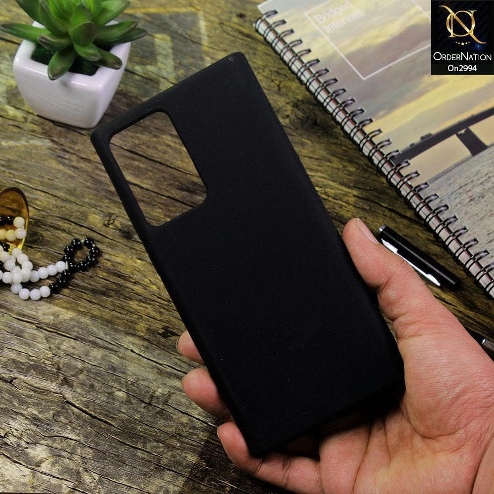 Samsung Galaxy Note 20 Ultra Cover - Black - New Stylish Soft Candy Colors Case