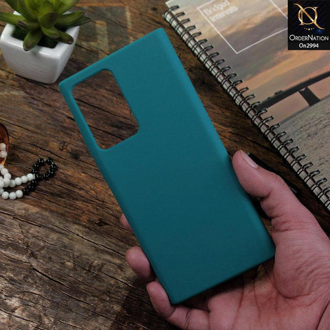 Samsung Galaxy Note 20 Ultra Cover - Cyan - New Stylish Soft Candy Colors Case