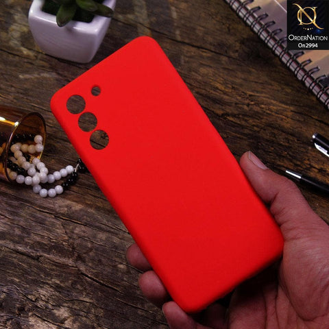Samsung Galaxy S21 5G Cover - Red - New Stylish Soft Candy Colors Case
