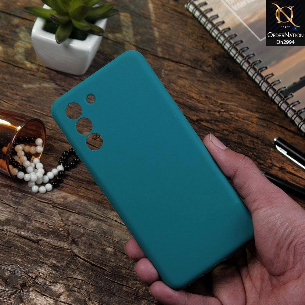 Samsung Galaxy S21 Plus 5G Cover - Cyan - New Stylish Soft Candy Colors Case