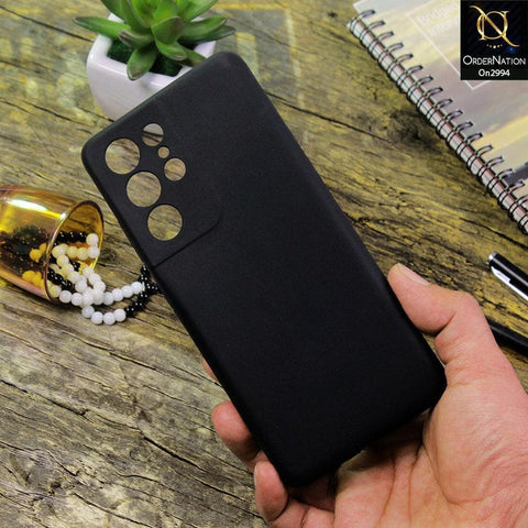 Samsung Galaxy S21 Ultra 5G Cover - Black - New Stylish Soft Candy Colors Case