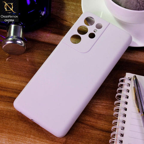 Samsung Galaxy S21 Plus 5G Cover - Light Gray - New Stylish Soft Candy Colors Case