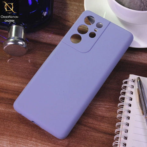 Samsung Galaxy S21 Ultra 5G Cover - Purple - New Stylish Soft Candy Colors Case