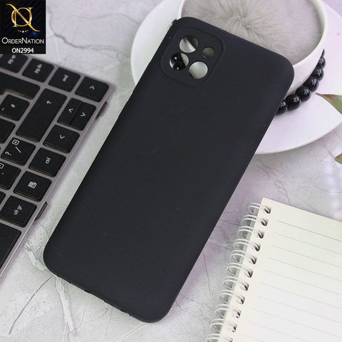 Samsung Galaxy A03 Cover - Black - New Stylish Soft Candy Colors Case With (Extra Camera Hole)