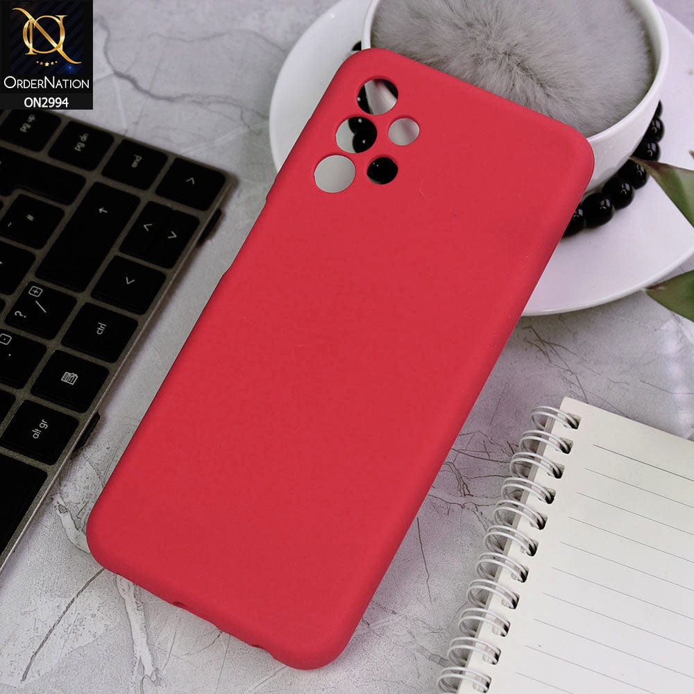 Samsung Galaxy A13 Cover - Red - New Stylish Soft Candy Colors Case