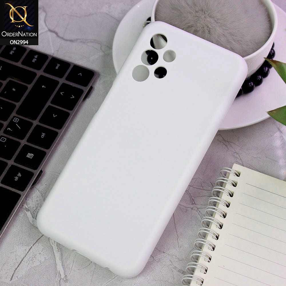 Samsung Galaxy A13 Cover - White - New Stylish Soft Candy Colors Case