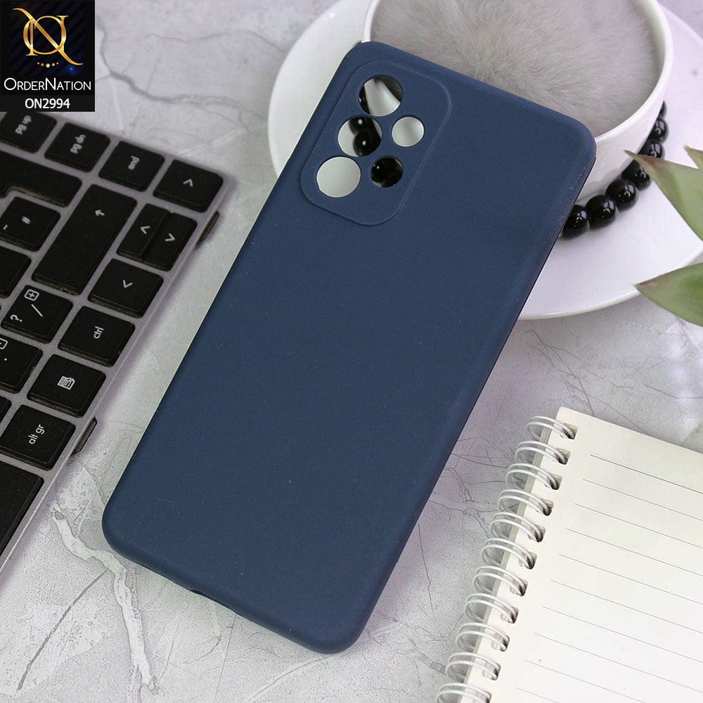 Samsung Galaxy A52 Cover - Navy Blue - New Stylish Soft Candy Colors Case