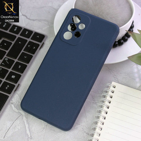 Samsung Galaxy A52 Cover - Navy Blue - New Stylish Soft Candy Colors Case