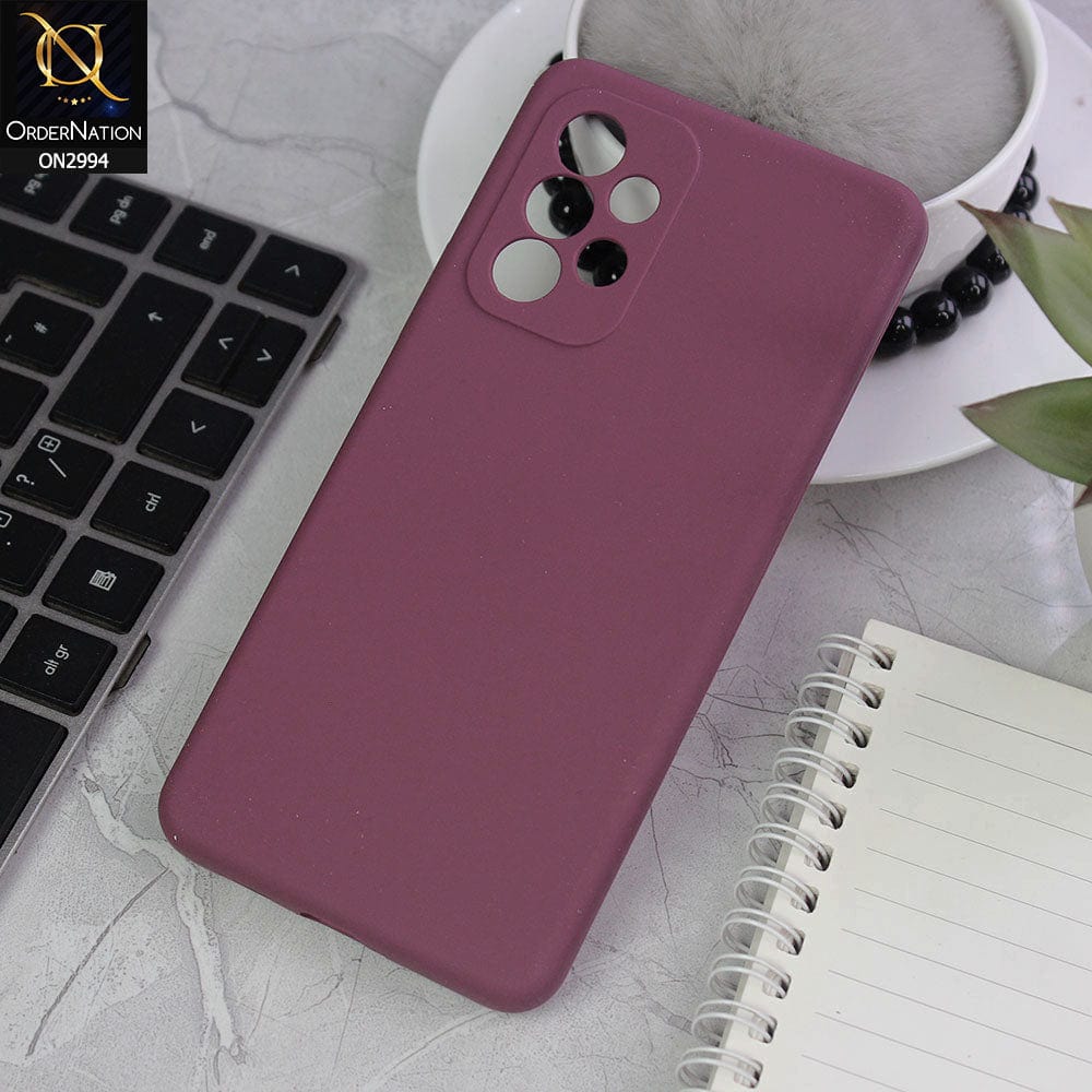Samsung Galaxy A23 Cover - Plum - New Stylish Soft Candy Colors Case
