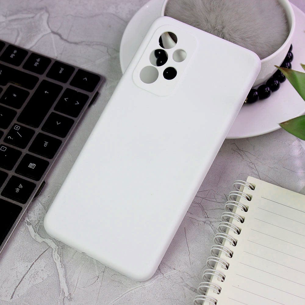Samsung Galaxy A33 5G Cover - White - New Stylish Soft Candy Colors Case