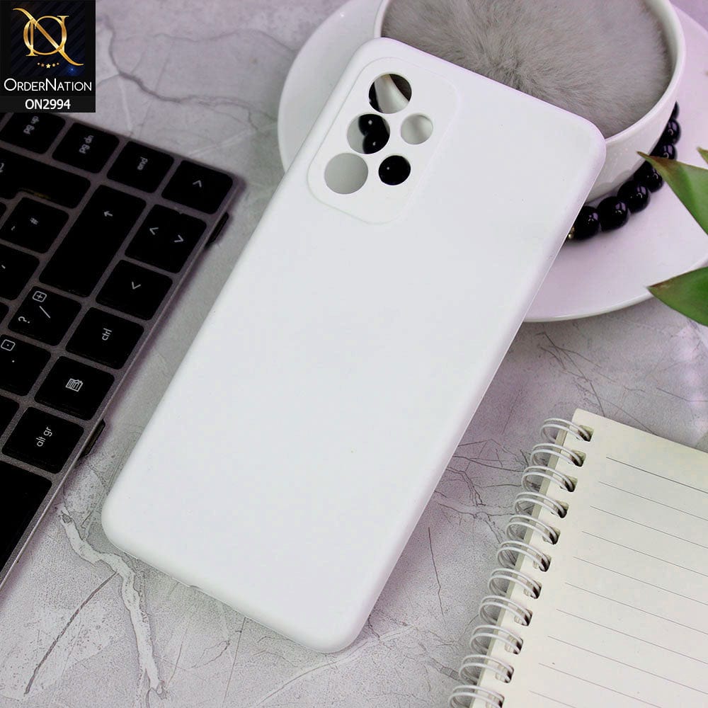 Samsung Galaxy A53 5G Cover - White - New Stylish Soft Candy Colors Case