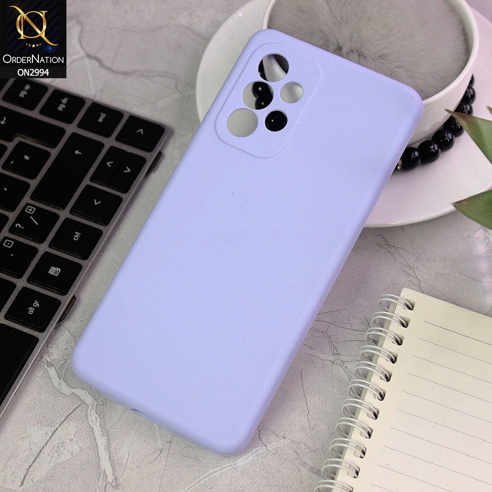 Samsung Galaxy A73 5G Cover - Light Purple - New Stylish Soft Candy Colors Case