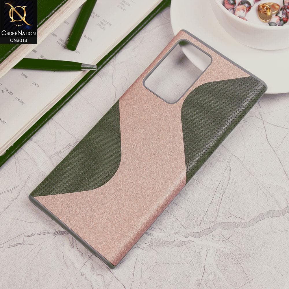 Samsung Galaxy Note 20 Ultra Cover - Gray - New Smart Grid Doted Wavy Style Soft TPU Case