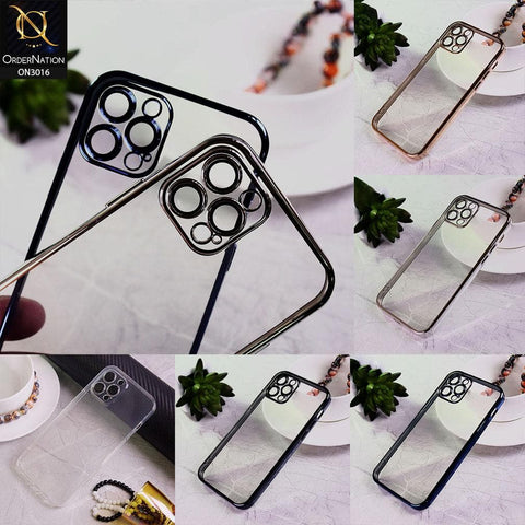 iPhone 11 Pro Cover - Silver - Ultra Thin Camera Protection Clear Transparent Soft Case