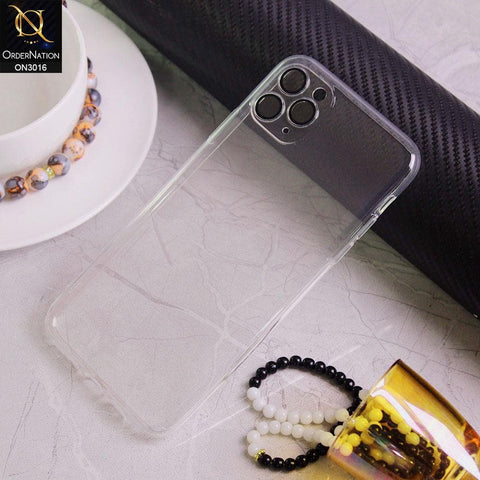 iPhone 11 Pro Max Cover - Ultra Thin Camera Protection Clear Transparent Soft Case