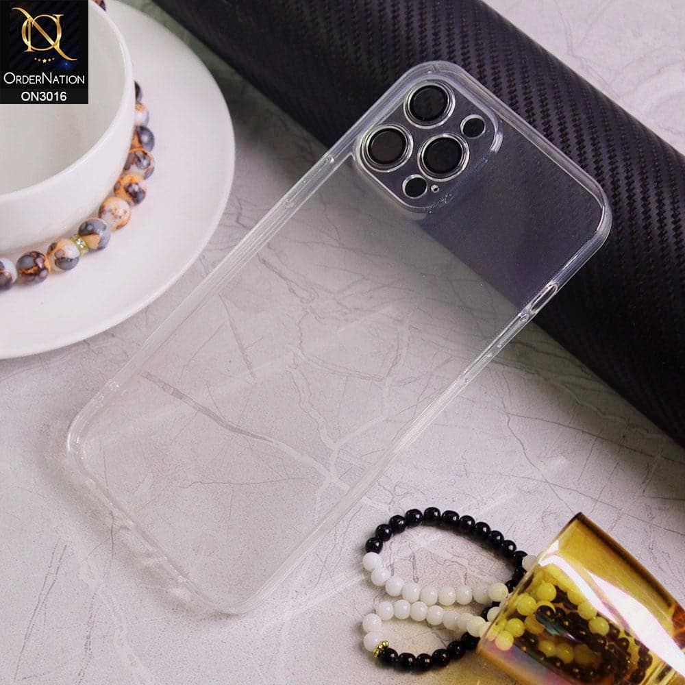 iPhone 12 Pro Cover - Ultra Thin Camera Protection Clear Transparent Soft Case