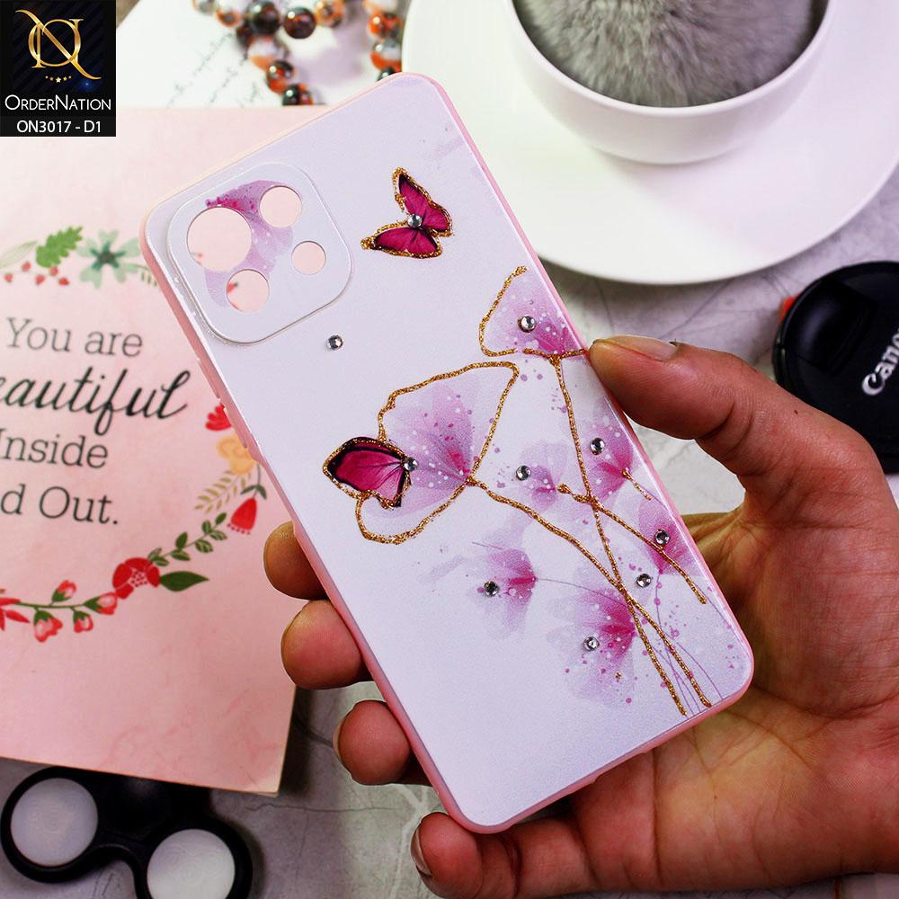 Xiaomi Mi 11 Lite Cover - Design 1 - New Spring Series Camera Protection Soft Border Case