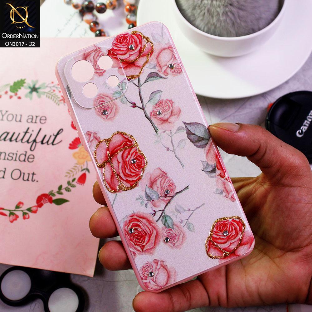 Xiaomi Mi 11 Lite Cover - Design 2 - New Spring Series Camera Protection Soft Border Case