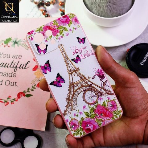 Xiaomi Mi 11 Lite Cover - Design 3 - New Spring Series Camera Protection Soft Border Case