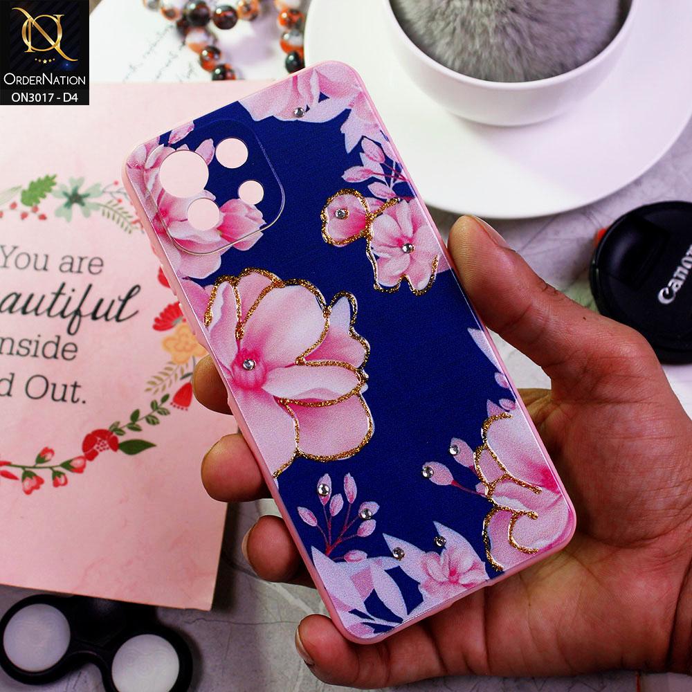 Xiaomi Mi 11 Lite Cover - Design 4 - New Spring Series Camera Protection Soft Border Case