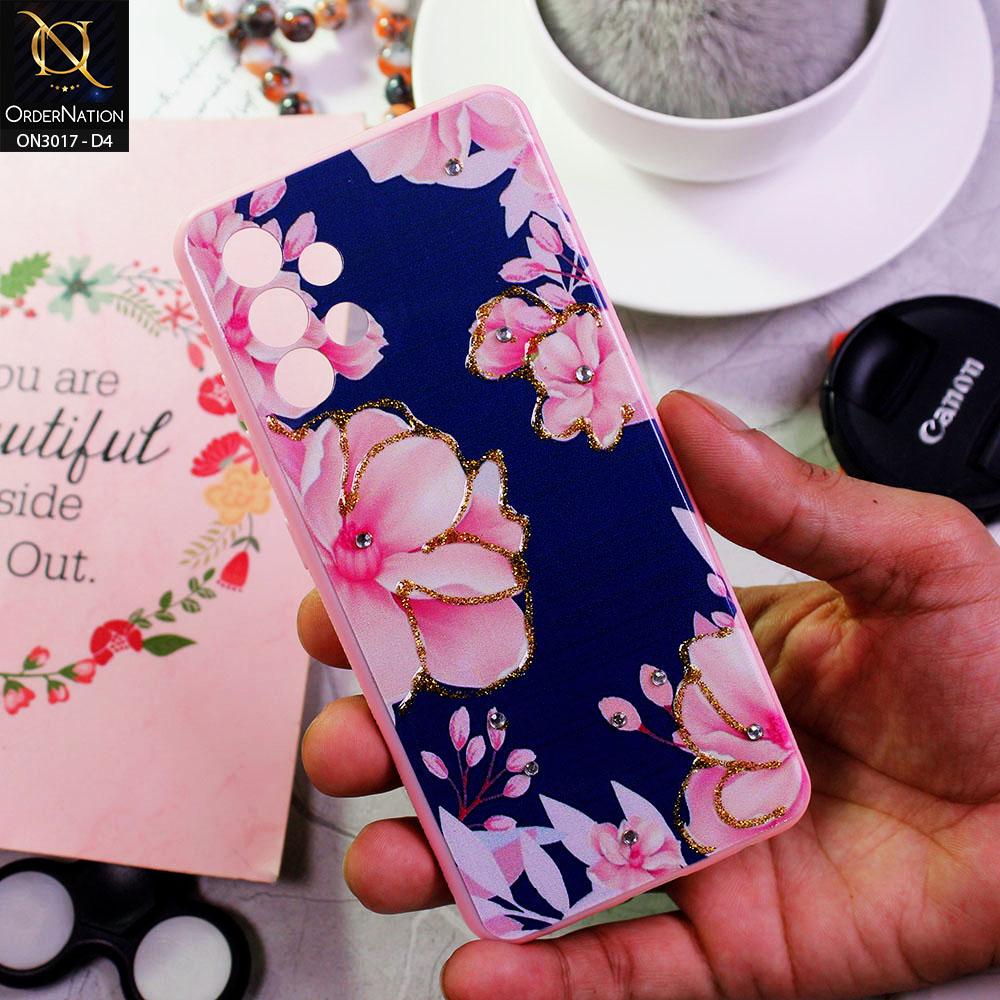 Samsung Galaxy A32 4G Cover - Design 4 - New Spring Series Camera Protection Soft Border Case