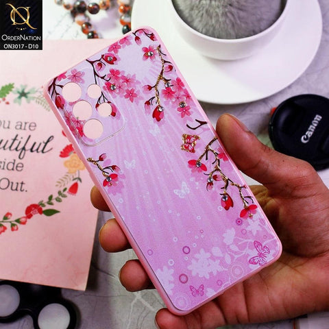 Samsung Galaxy A52 Cover - Design 10 - New Spring Series Camera Protection Soft Border Case