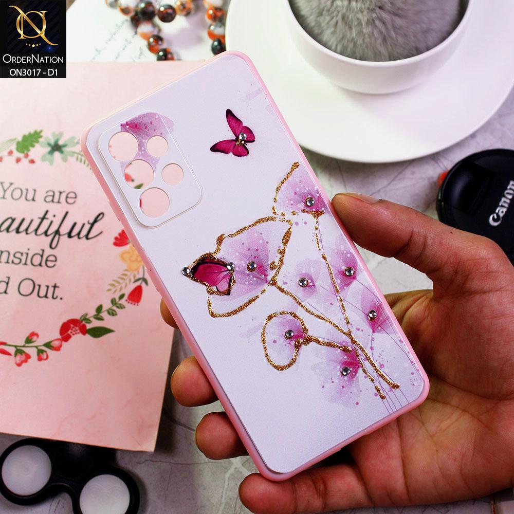 Samsung Galaxy A52 Cover - Design 1 - New Spring Series Camera Protection Soft Border Case