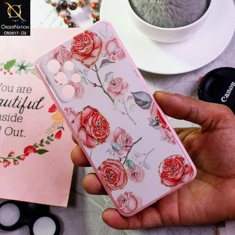 Samsung Galaxy A52 Cover - Design 2 - New Spring Series Camera Protection Soft Border Case
