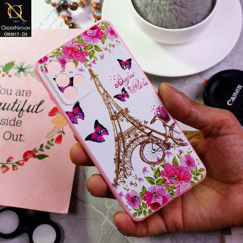 Samsung Galaxy A52 Cover - Design 3 - New Spring Series Camera Protection Soft Border Case