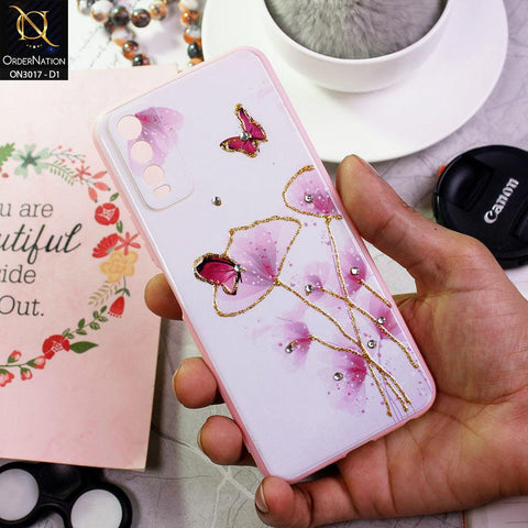 Vivo Y20i Cover - Design 1 - New Spring Series Camera Protection Soft Border Case