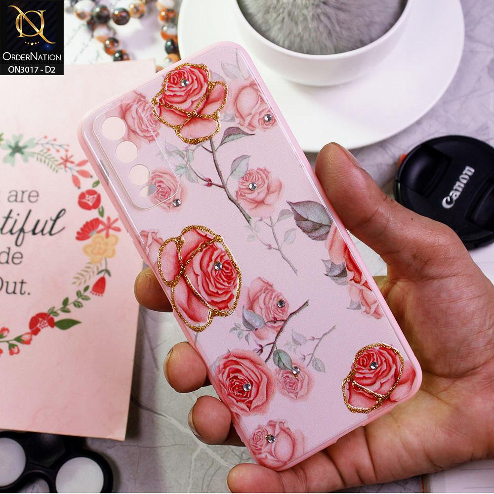 Vivo Y20s Cover - Design 2 - New Spring Series Camera Protection Soft Border Case