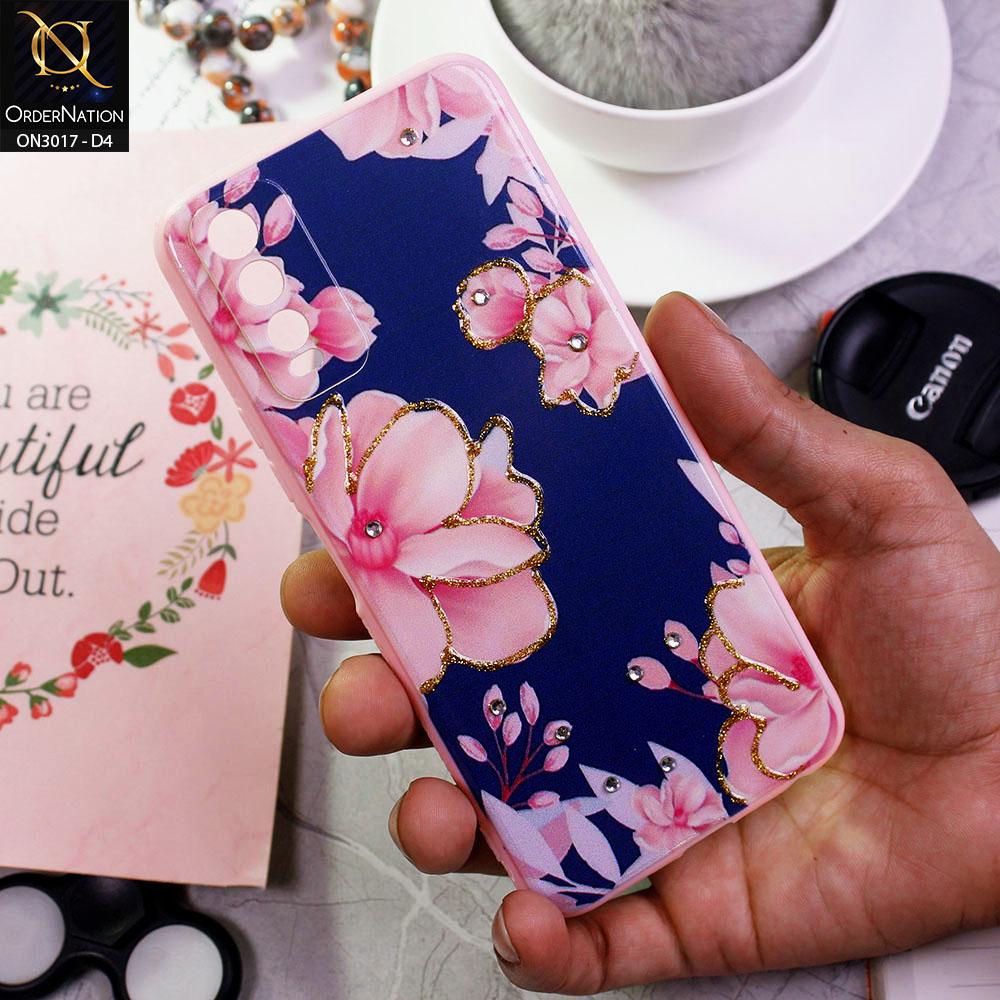 Vivo Y20A Cover - Design 4 - New Spring Series Camera Protection Soft Border Case
