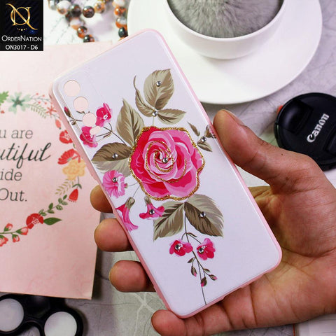 Vivo Y20A Cover - Design 6 - New Spring Series Camera Protection Soft Border Case