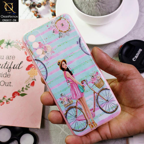 Vivo Y12s Cover - Design 8 - New Spring Series Camera Protection Soft Border Case