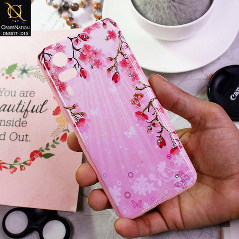 Vivo Y51 (2020 December) Cover - Design 10 - New Spring Series Camera Protection Soft Border Case