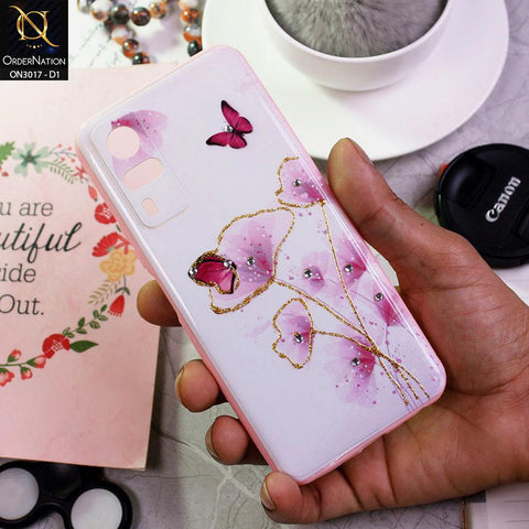 Vivo Y51s Cover - Design 1 - New Spring Series Camera Protection Soft Border Case