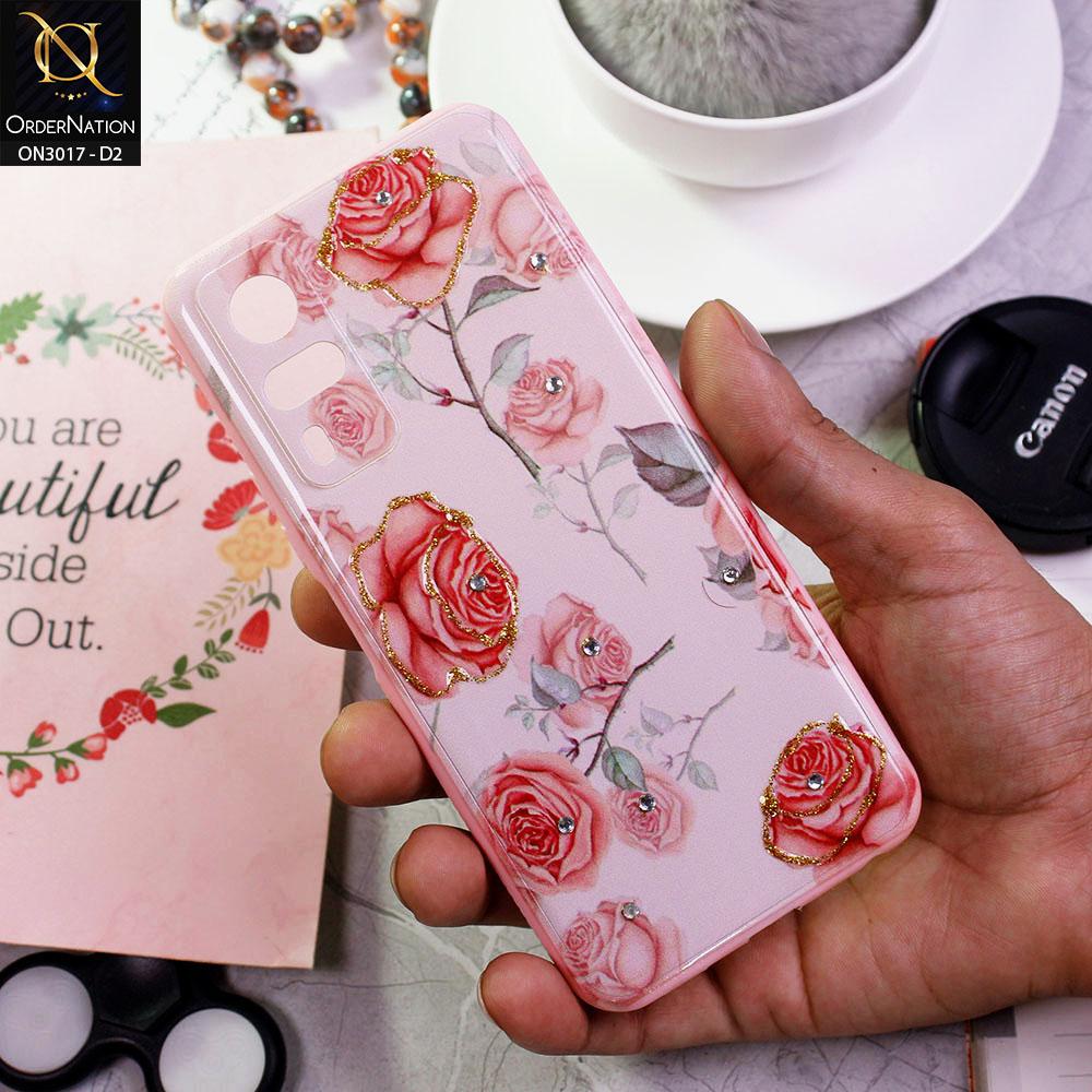 Vivo Y51a Cover - Design 2 - New Spring Series Camera Protection Soft Border Case