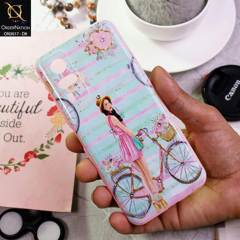 Vivo Y51 (2020 December) Cover - Design 8 - New Spring Series Camera Protection Soft Border Case