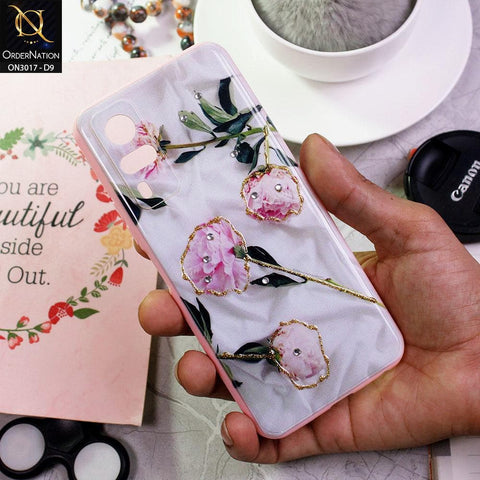 Vivo Y31 Cover - Design 9 - New Spring Series Camera Protection Soft Border Case