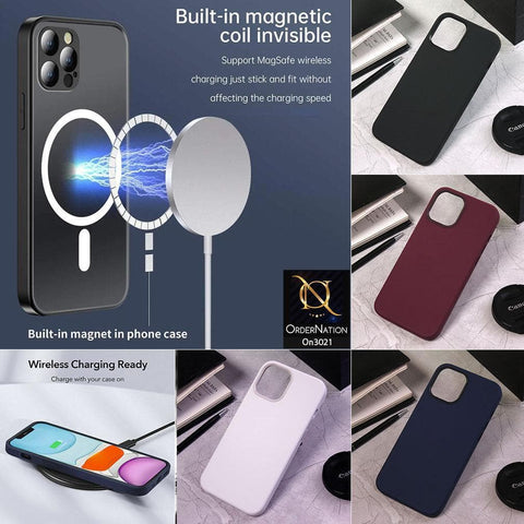 iPhone 12 Pro Max - Plum - Shockproof Premium Quality MagSafe Case