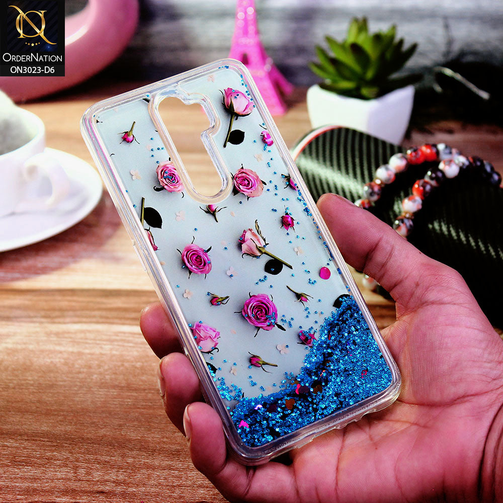 Oppo A5 2020 Cover - Design 6 - Trendy Bling Liquid Glitter Soft Case
