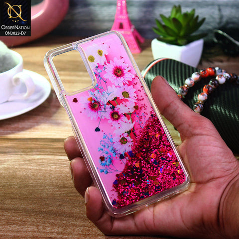 Oppo A54 4G Cover - Design 10 - Trendy Bling Liquid Glitter Soft Case