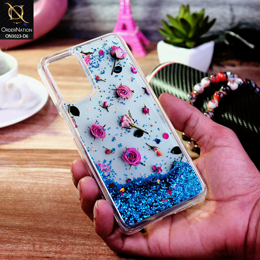Oppo A54 4G Cover - Design 6 - Trendy Bling Liquid Glitter Soft Case
