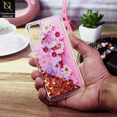 Oppo A91 Cover - Design 8 - Trendy Bling Liquid Glitter Soft Case