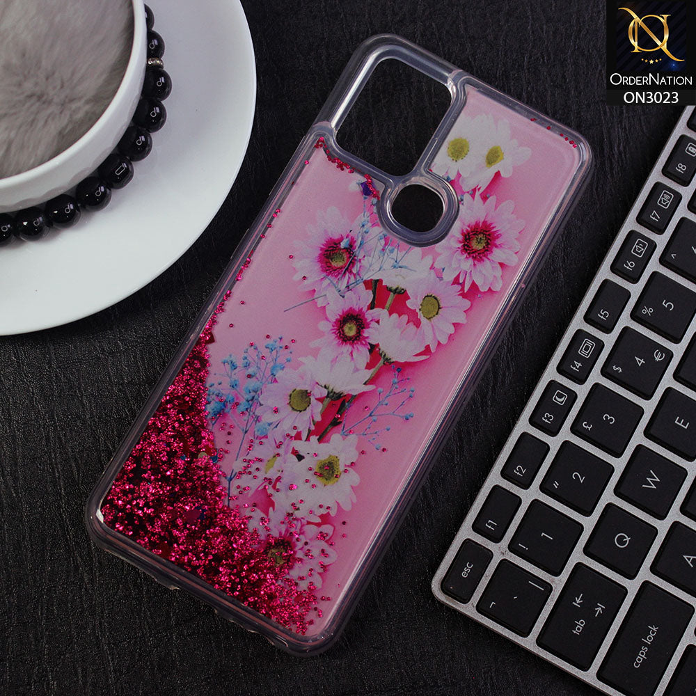 Infinix Hot 10 Cover - Design 10 - Trendy Bling Liquid Glitter Soft Case