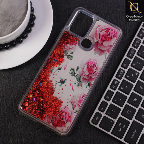 Infinix Hot 10 Cover - Design 9 - Trendy Bling Liquid Glitter Soft Case