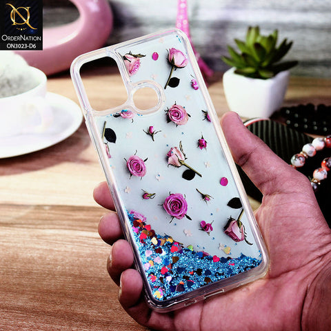 Infinix Hot 10 Play Cover - Design 6 - Trendy Bling Liquid Glitter Soft Case